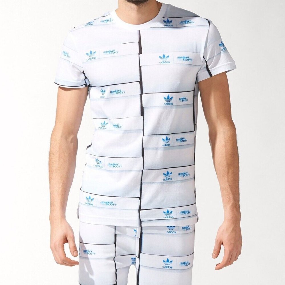 Adidas Men's Jeremy Scott Shoe Box Tee Shirt Size Small S07179